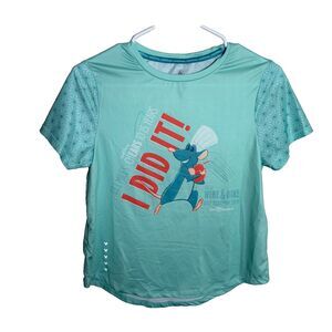 RunDisney Wine and Dine Remy Shirt Women's Small Teal I Did It 2024 Ratatouille
